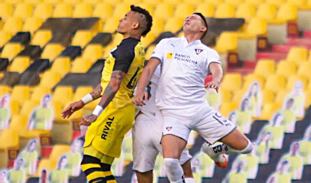Barcelona SC y LDU Quito protagonizaron un partidazo en el estadio Monumental. Foto: Twitter @BarcelonaSC