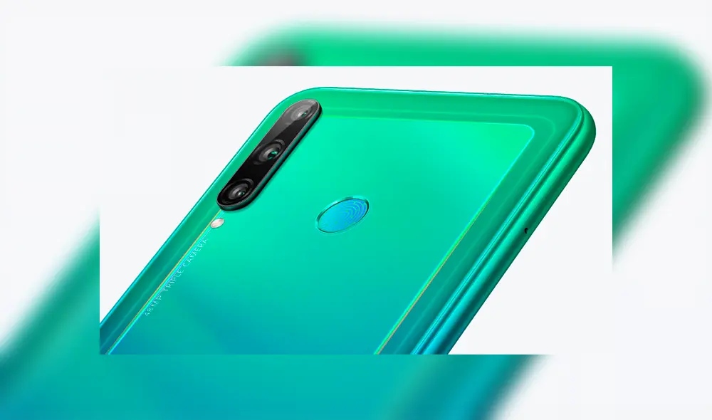 El Huawei P40 Lite E integra un sensor de huellas en la parte trasera.