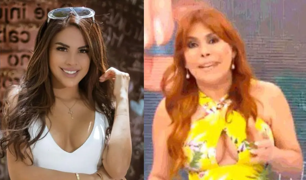 Magaly Medina cuestiona vida de lujos de Stephanie Valenzuela, pero ella dice que el dinero proviene de su trabajo en televisión. Foto: Composición La República/Stephanie Valenzuela/Instagram/Captura ATV