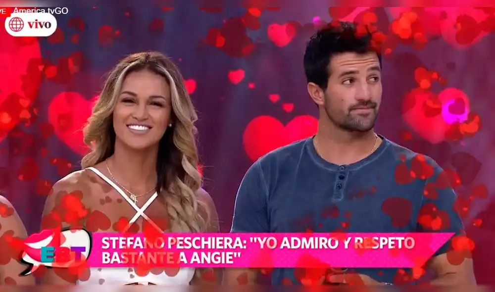 Stefano Peschiera confiesa sus sentimientos sobre Angie Arizaga en vivo [VIDEO]