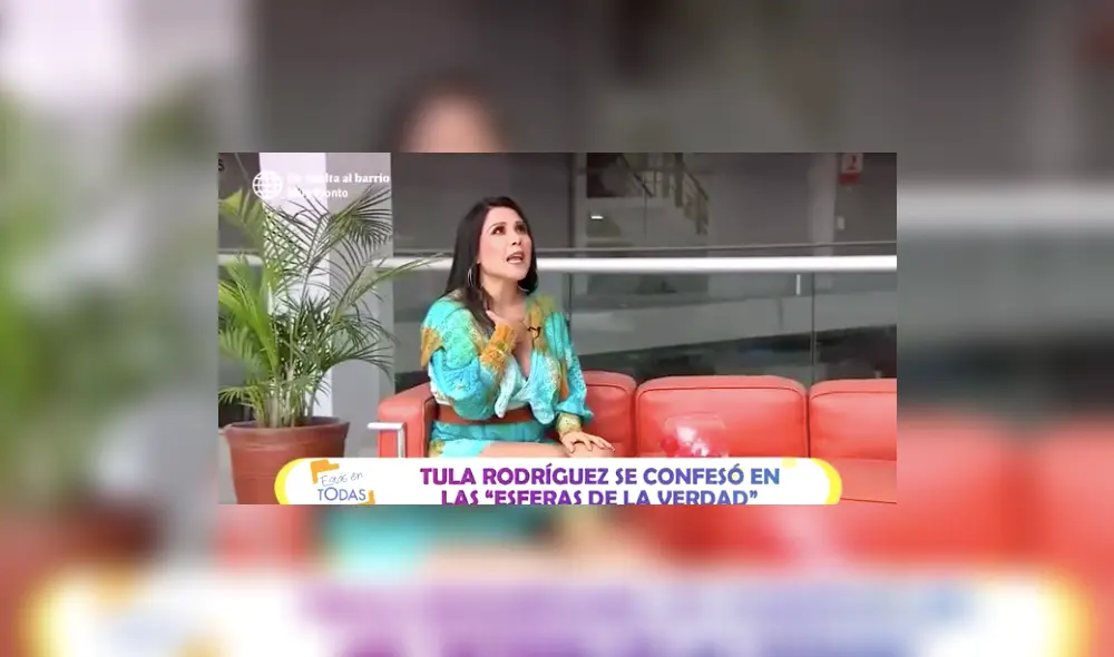 Tula Rodríguez en entrevista con En boca de todos. | Foto: Captura América Televisión.