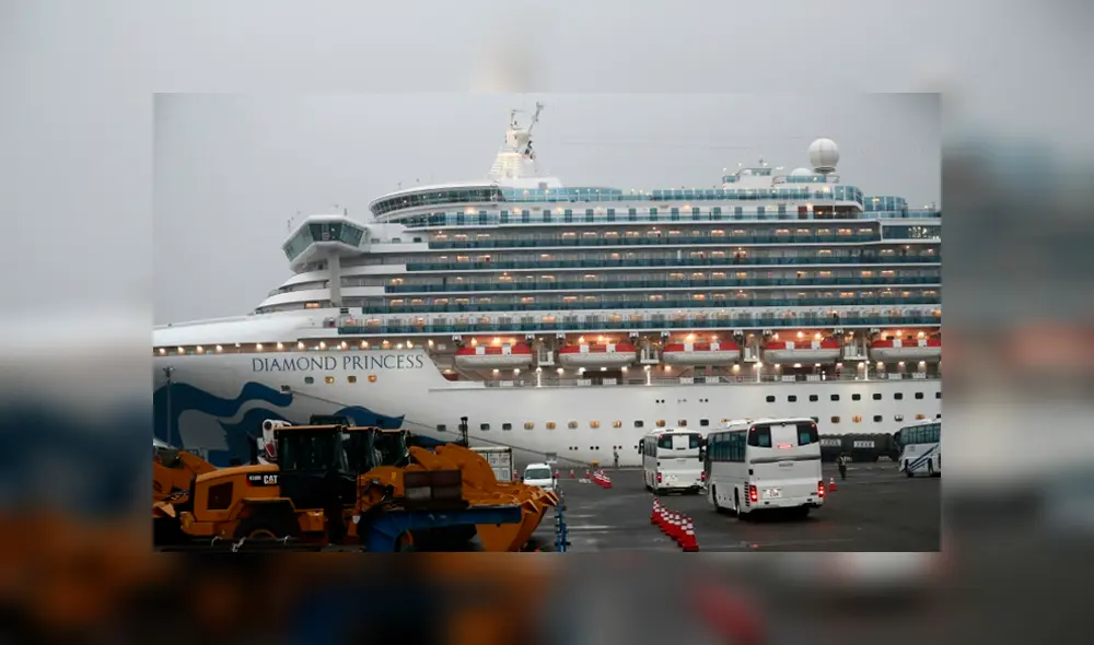 Gobierno de EE .UU. evacúa a sus ciudadanos en el Diamond Princess. Foto: AFP. Gobierno de EE .UU. evacúa a sus ciudadanos en el Diamond Princess. Foto: AFP.