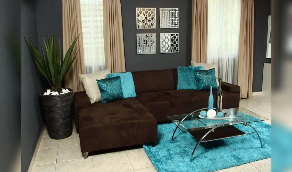 Tonos para decorar los muebles marrones.