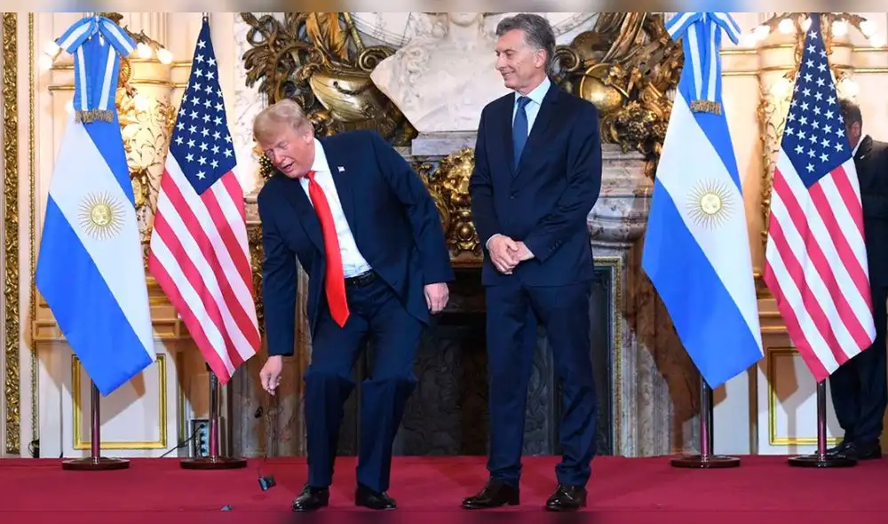 Youtube: la pataleta de Donald Trump en su encuentro con Macri [VIDEO]