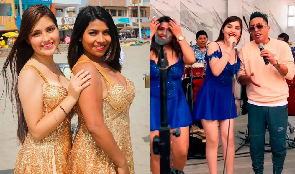 Alisson Tello cantó con Christian Cueva el tema "Niña tonta". Foto: Composición LR | Facebook | La bella luz