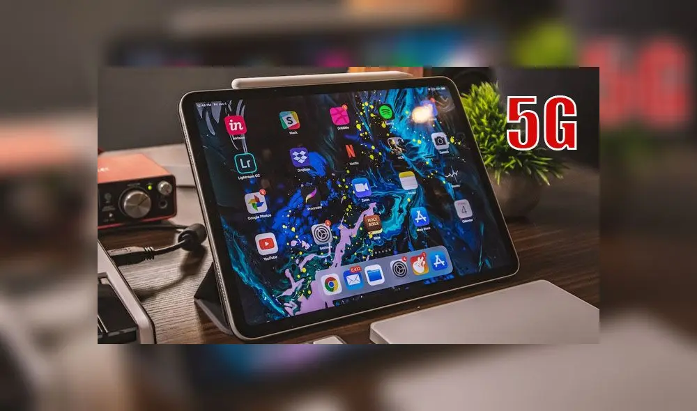 Apple desarrolla su primer iPad plegable compatible con redes 5G.