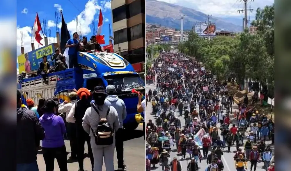 Pobladores de las 13 provincias alistan viaje a Lima. Foto: composición LR