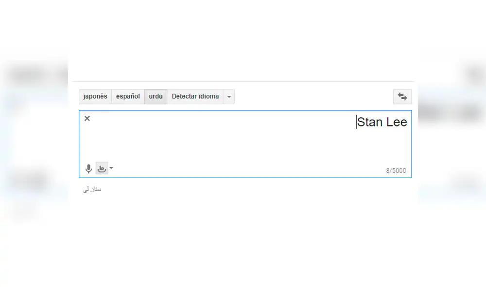 Stan Lee: Se revela el mensaje 'oculto' de Google Translate [FOTOS]