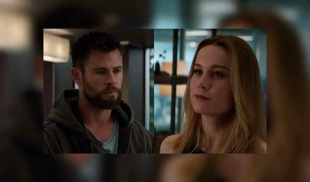 Avengers Endgame: Lanzan la teoría de un posible romance entre Thor y Capitana Marvel Avengers Endgame: Lanzan la teoría de un posible romance entre Thor y Capitana Marvel