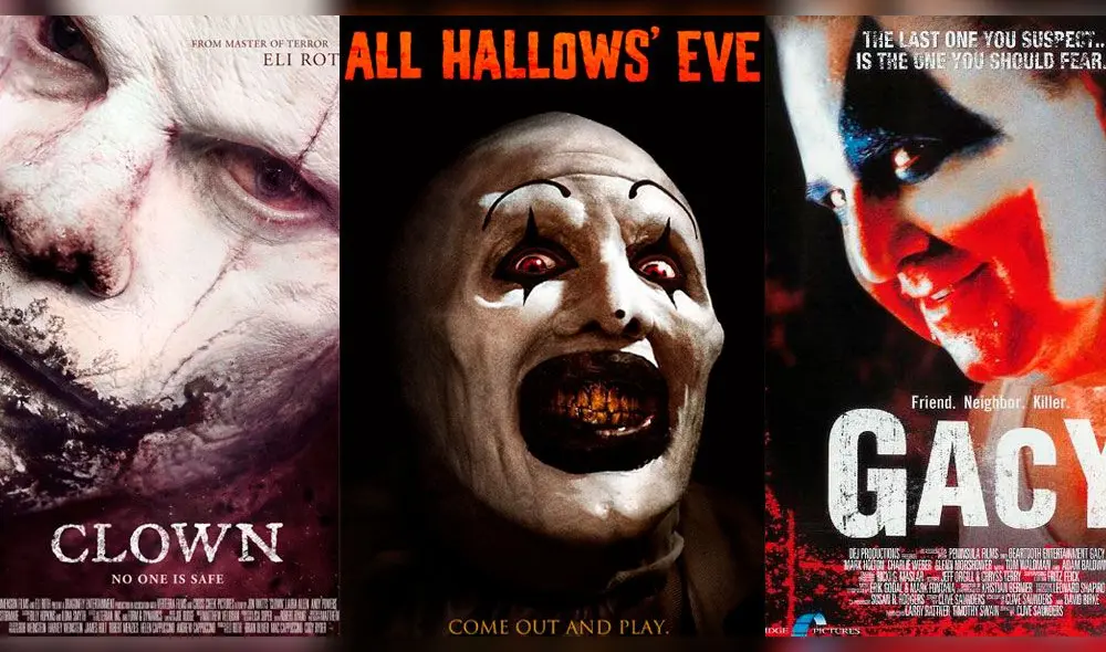 Aquí podrás encontrar las mejores películas de payaso en Netflix. Foto: Composición