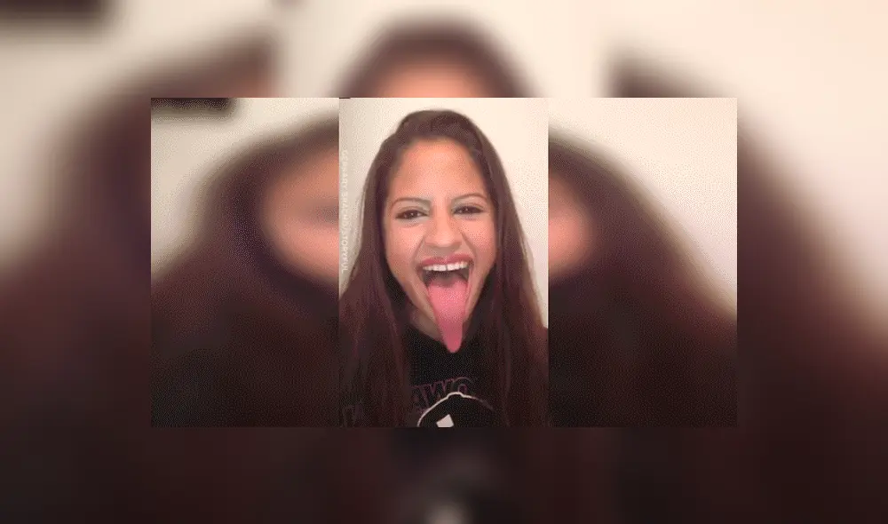 Facebook viral: Chica muestra lo larga que es su lengua y sorprende con insólito truco Facebook viral: Chica muestra lo larga que es su lengua y sorprende con insólito truco