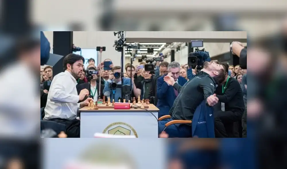 Carlsen se impuso a Nakamura en dos partidas de desempate por al modalidad blitz. Foto: Lennart Ootes/FIDE.