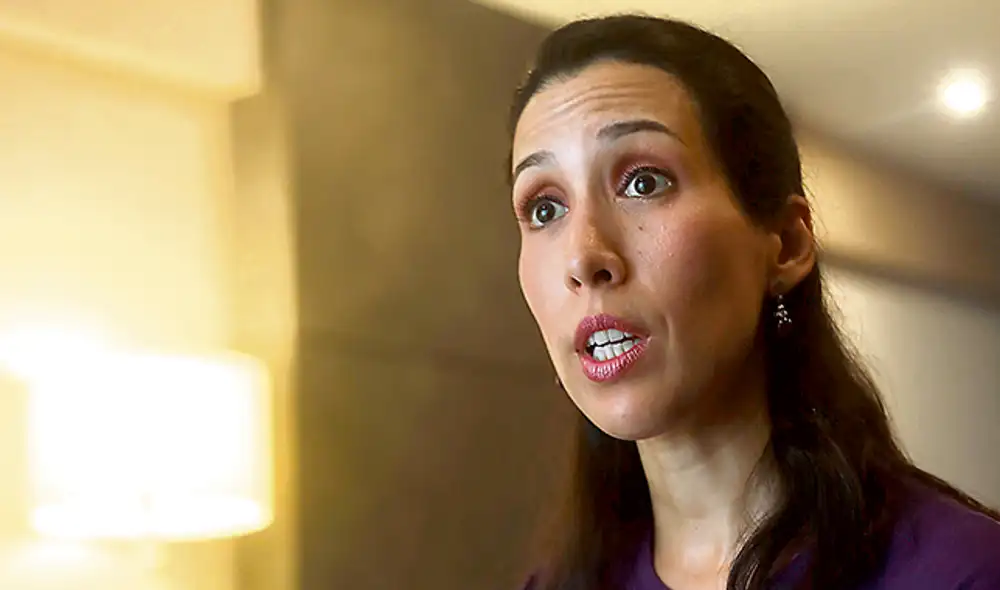 Experiencia. Claudia Cornejo habla de las propuestas que llevará al Congreso si sale elegida. Foto: Jorge Cerdán