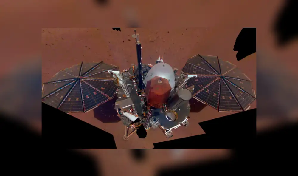 NASA publicó primera 'selfie' de la sonda InSight en Marte [FOTOS]