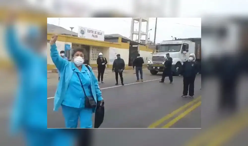 Personal de Salud toma Panamericana y protestan por equipos de protección Personal de Salud toma Panamericana y protestan por equipos de protección