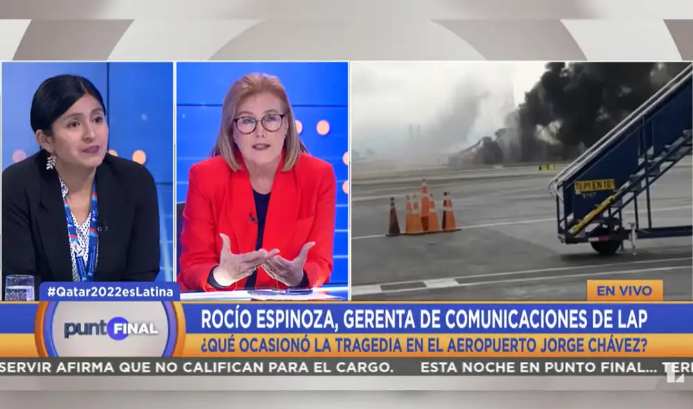 Desde LAP afirmaron que sí contaban con el permiso de la torre de control. Foto: captura Youtube Punto Final