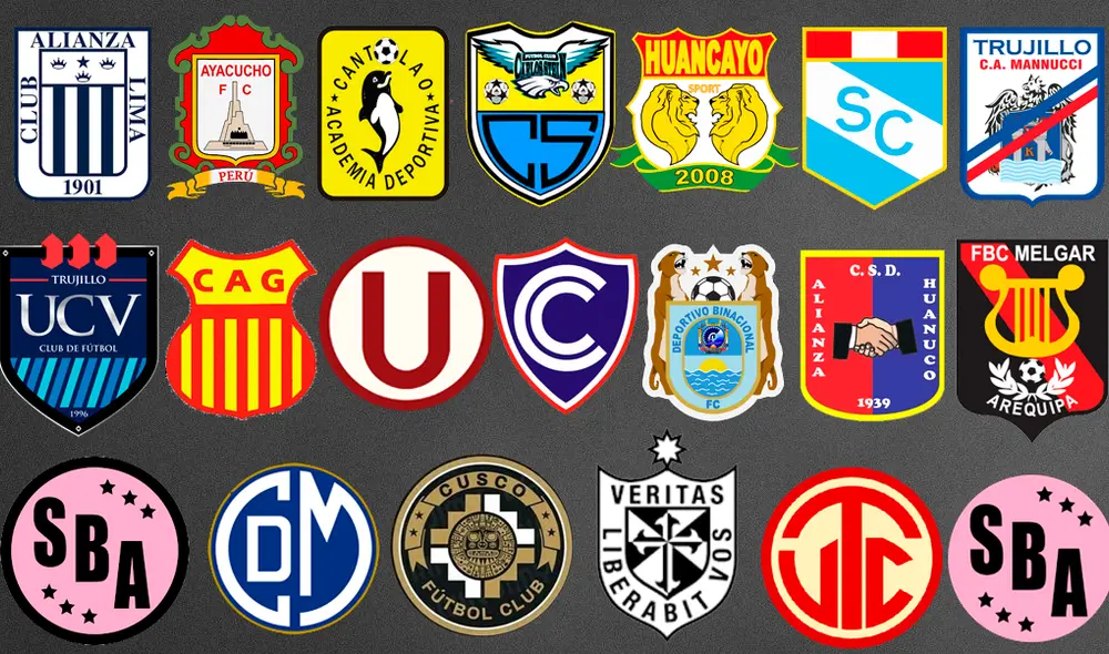 Las marcas deportivas que visten a los 20 clubes de la Liga 1.