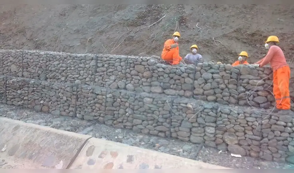 Obras de prevención en Huabal Alto Obras de prevención en Huabal Alto