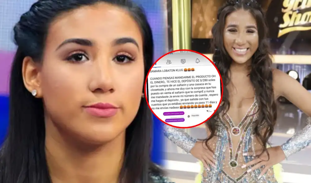 Hija de Melissa Klug Samahara Lobatón envuelta en una acusación de estafa. foto: composición LR/ difusión / Facebook Hija de Melissa Klug Samahara Lobatón envuelta en una acusación de estafa. foto: composición LR/ difusión / Facebook
