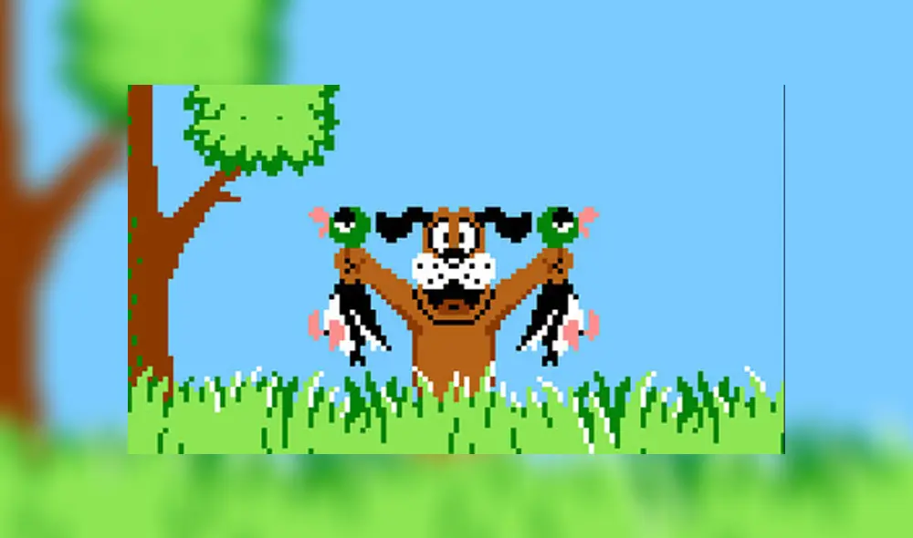 Desliza para ver los detalles de Duck Hunt, uno de los juegos más populares de la NES. Foto: Captura.
