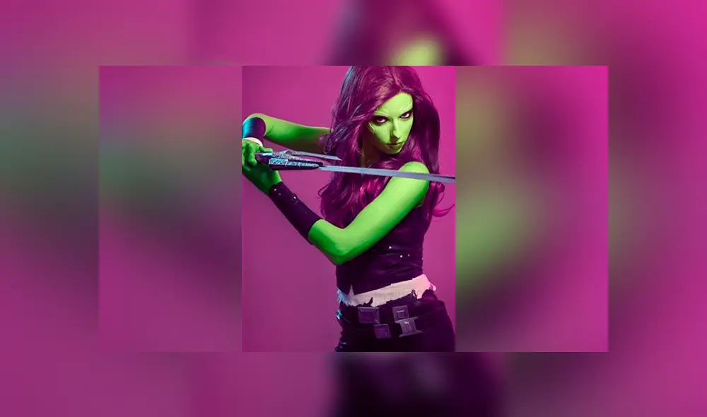Instagram: fan de Zoe Saldaña afirma que es más sexy que ella y luce atrevido cosplay de Gamora [FOTOS] 