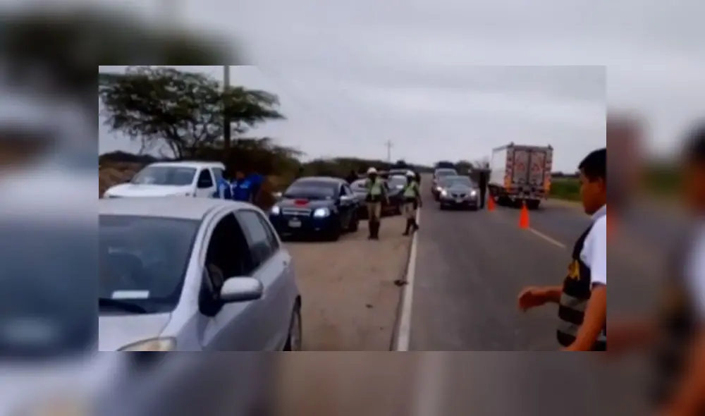 Operativos en la Panamericana Norte permitieron identificar a migrantes infractores. (Foto: Captura de video / Latina Noticias)