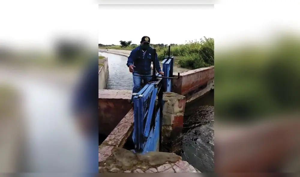 Válvula de compuerta fue manipulada