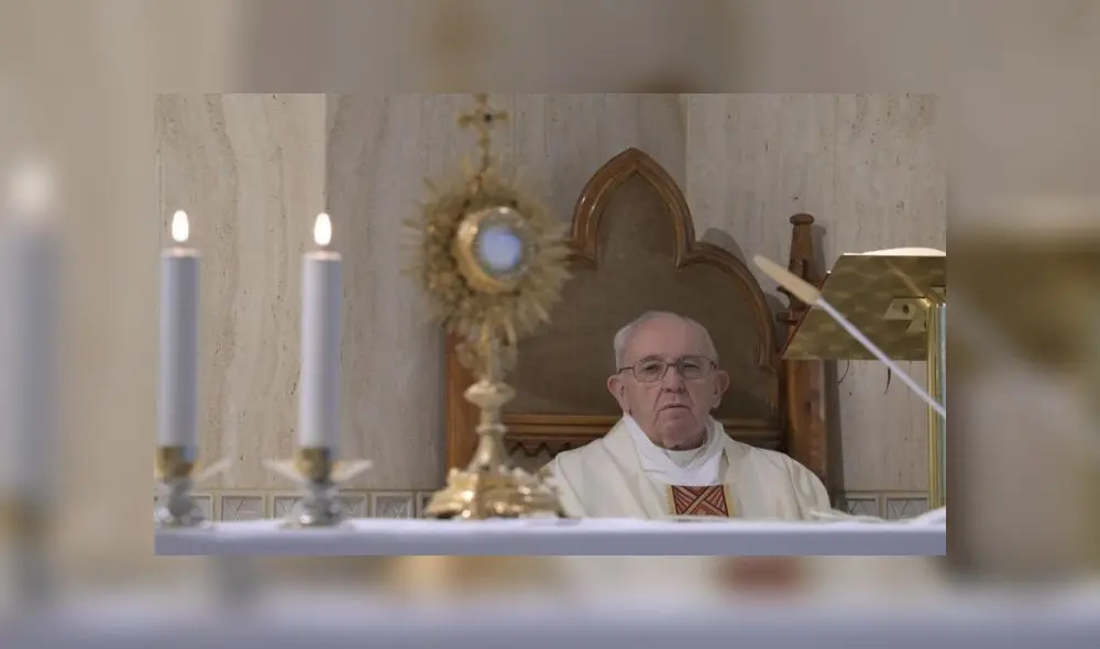 El papa Francisco sostuvo que Jesucristo acompaña al ser humano, inclusive en los "momentos más oscuros". Foto: Vatican News El papa Francisco sostuvo que Jesucristo acompaña al ser humano, inclusive en los "momentos más oscuros". Foto: Vatican News