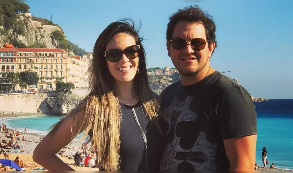 Silvia Cornejo junto a su esposo Jean Paul Gabuteau