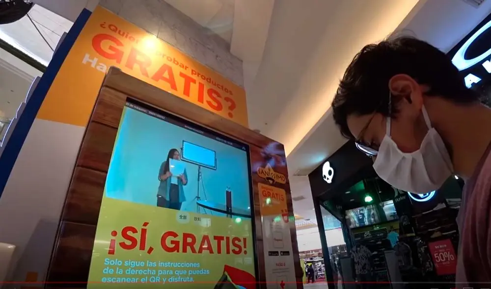 Desliza las imágenes para conocer un poco más sobre esta máquina que te regala tus snacks preferidos. Foto: captura de YouTube/Desbalanceados