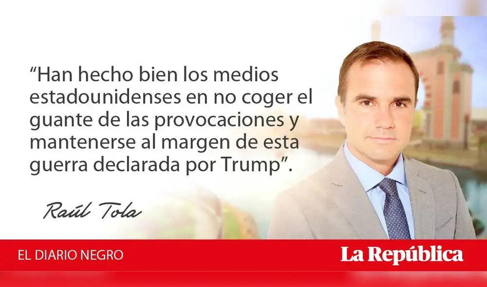 Trump contra los medios