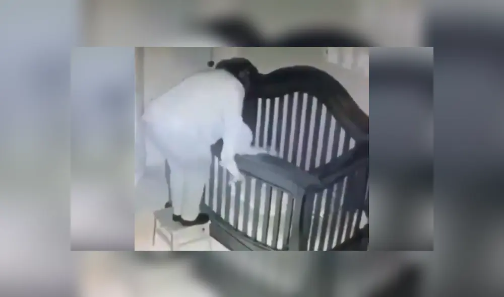 Un video que se ha viralizado en Facebook, grabado con cámara escondida, registra el blooper que protagonizó una niñera con un bebé en brazos.