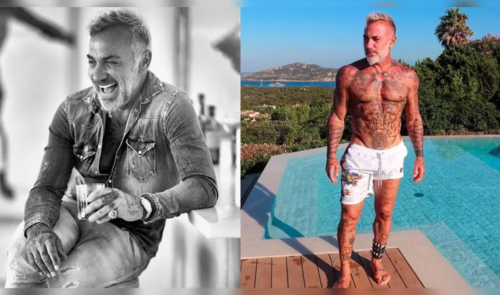 Gianluca Vacchi baila con ropa de baño de mujer y tacones Gianluca Vacchi baila con ropa de baño de mujer y tacones