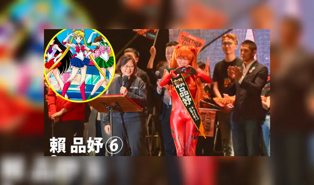 Facebook viral: candidata que hizo cosplay de Asuka de Evangelion gana elección y lo festeja disfrazándose de Sailor Moon