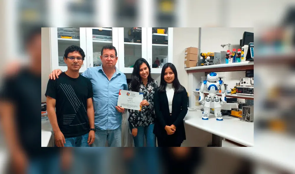 Dennis Núñez, Mirko Zimic, Macarena Vittet y Xiomara Chunga, investigadores de la Universidad Peruana Cayetano Heredia.