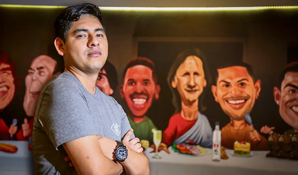 Giovanni Suárez Prado, caricaturista de Alianza Lima. Giovanni Suárez Prado, caricaturista de Alianza Lima.