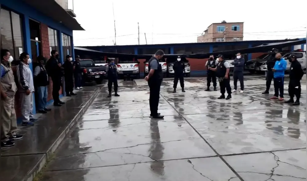 Serenos protestan por falta de equipos de protección Serenos protestan por falta de equipos de protección