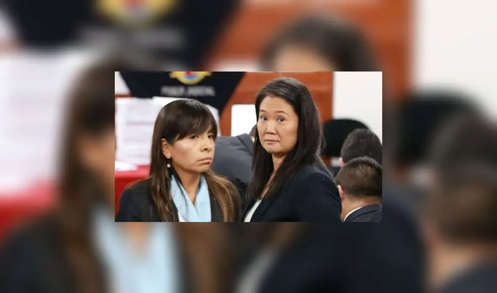 Giulliana Loza en la audiencia cuestionó todos los criterios de la Fiscalía con los que el juez dictó risión preventiva contra Keiko Fujimori Foto: La República.