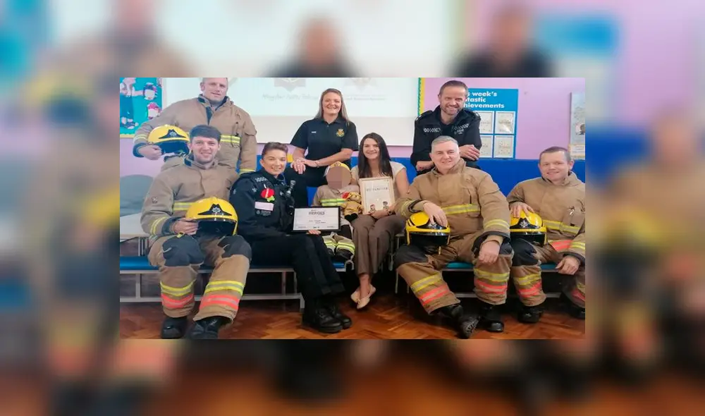 Niño de 5 años salva la vida de su madre y es reconocido con el Premio Joven Héroe [FOTOS]