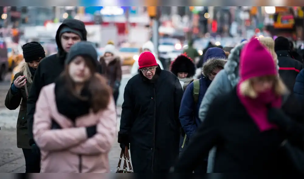 Los pronósticos meteorológicos indicaron que las calles estarían cubiertas por 30 cm de nieve. Foto: AFP/JEWEL SAMAD. Los pronósticos meteorológicos indicaron que las calles estarían cubiertas por 30 cm de nieve. Foto: AFP/JEWEL SAMAD.