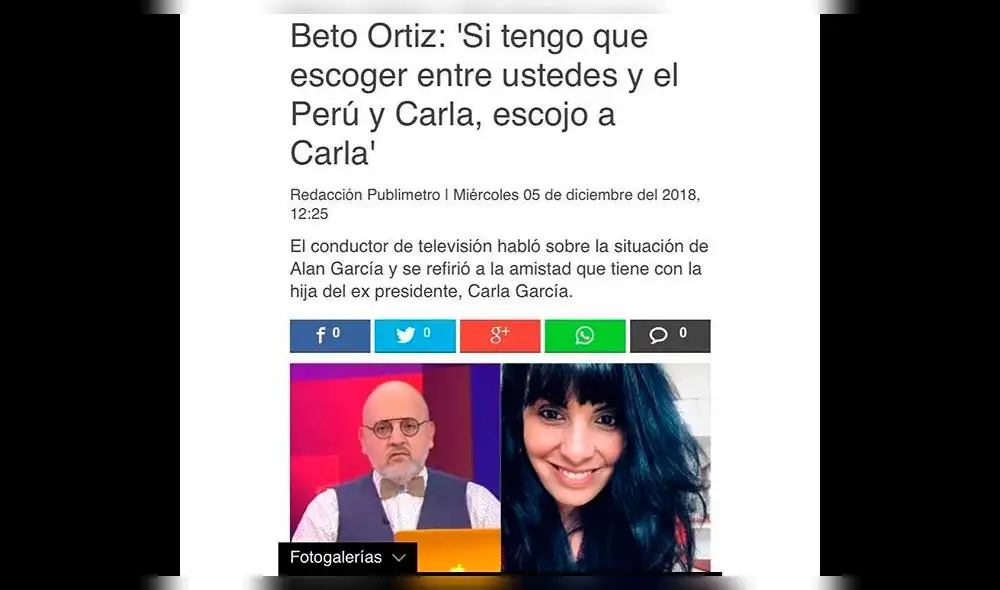 Beto Ortiz celebra a lo grande el cumpleaños de la hija de Alan García
