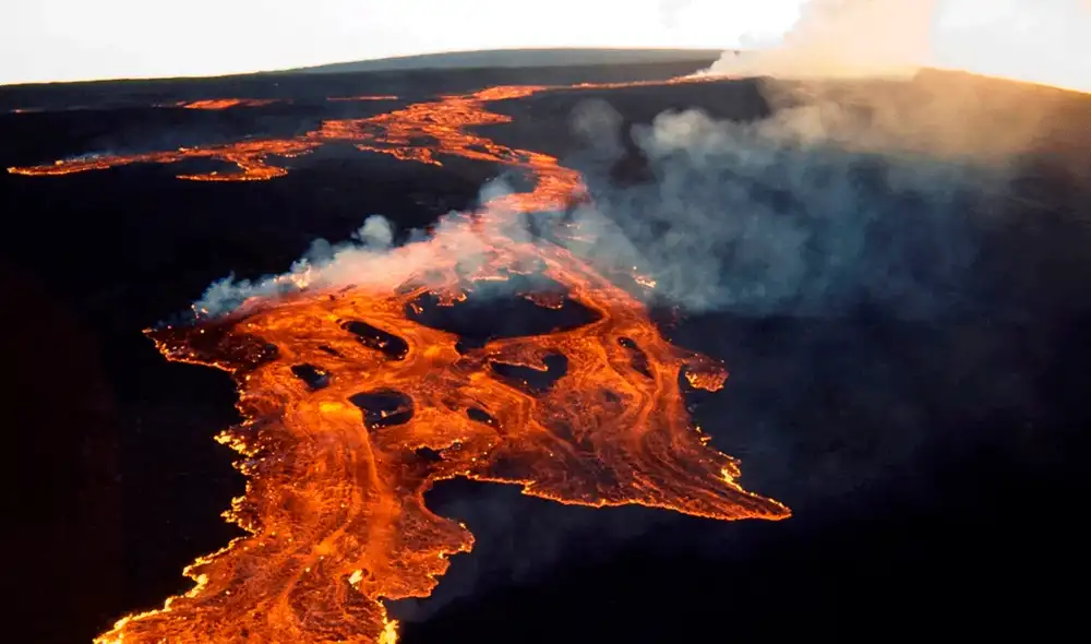 El Mauna Loa, el más grande de la Tierra, ha entrado en erupción 33 veces desde 1843, según el USGS. Foto: Servicio Geológico de EE. UU./referencial