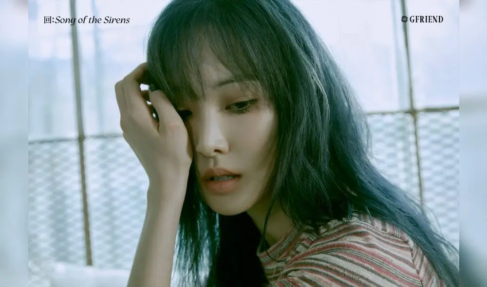 GFRIEND: Yuju en las fotos conceptuales de “Broken Room” para el décimo mini álbum “回: Song of the Sirens”. Crédito: Instagram