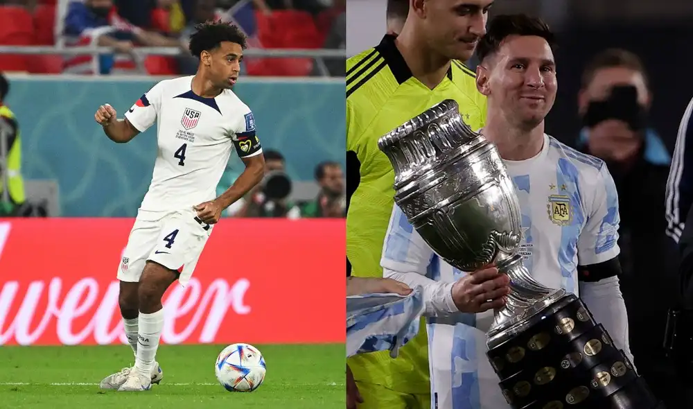 Tyler Adams fue el líder del cuadro americano en el país asiático. Foto: Composición LR/AFP Tyler Adams fue el líder del cuadro americano en el país asiático. Foto: Composición LR/AFP