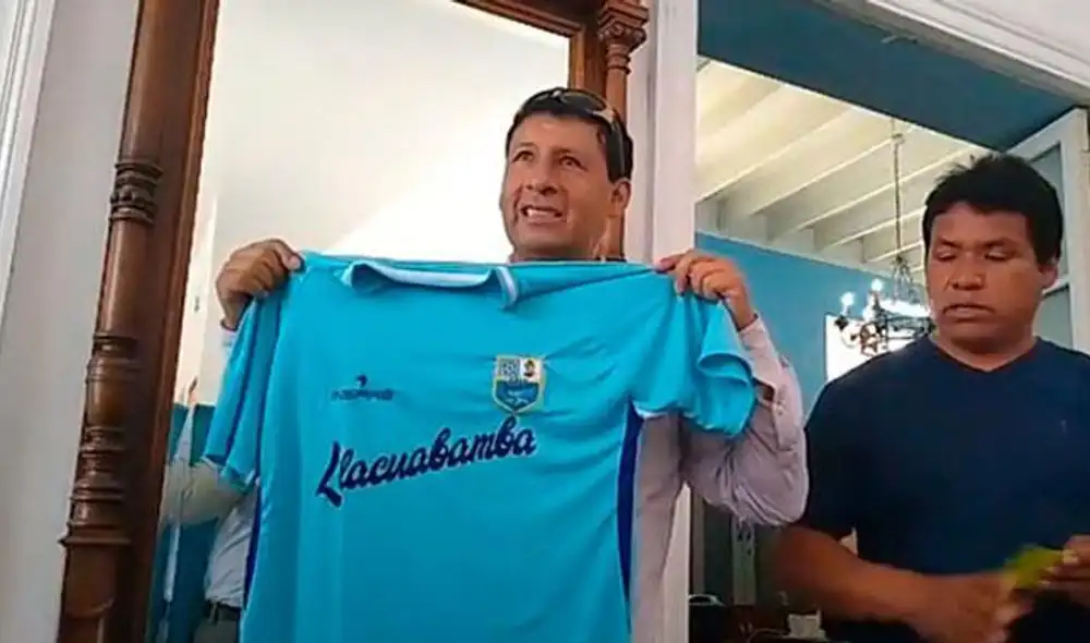 Hernán Saavedra, presidente de Llacuabamba. Foto: Captura