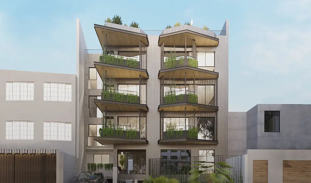 Fachada de edificio smart. Foto: cortesía Fachada de edificio smart. Foto: cortesía