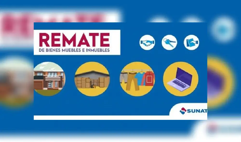Sunat: este viernes 25 se realizará remate de inmuebles, electrodomésticos y otros artículos 