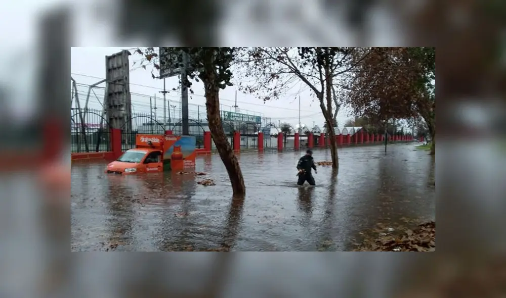 lluvias en chile Foto: Twitter