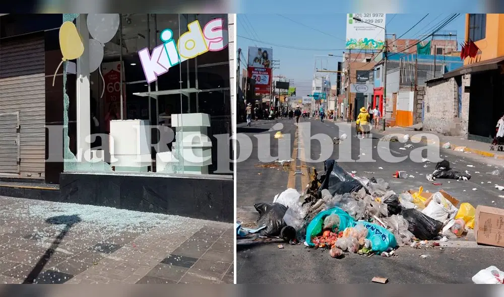 Desmanes paro Arequipa