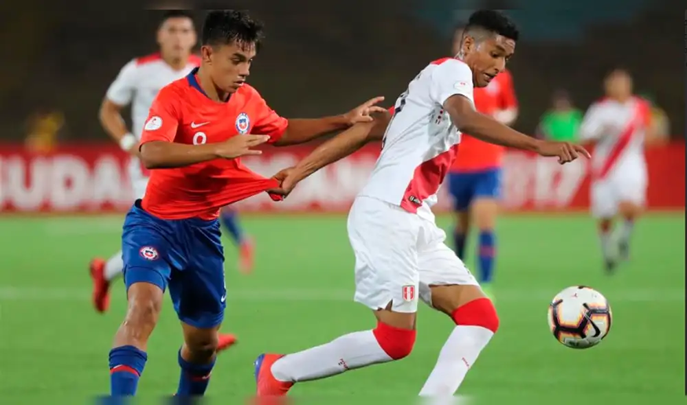 Peru cayó 3-2 ante Chile en el 'Clásico del Pacífico' por el Sudamericano Sub 17